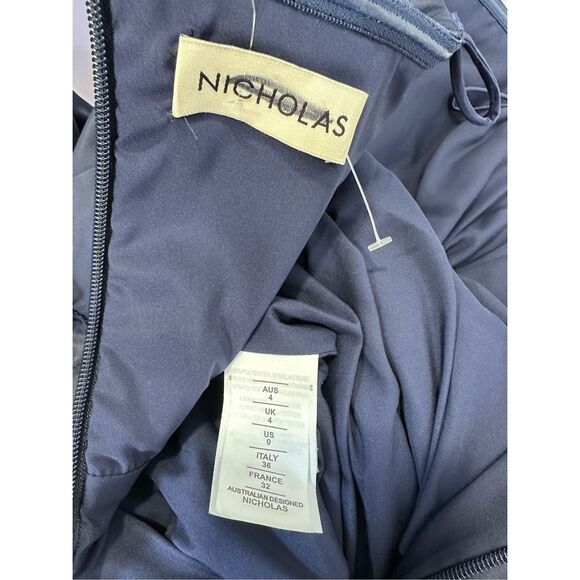 Nicholas the Label Erelyn Satin Strapless Gown Size 0 $595 - Picture 12 of 12